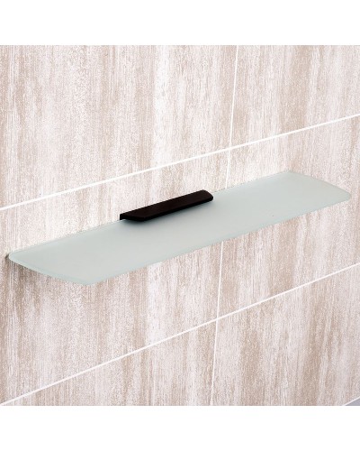 Стеклянная полка WasserKRAFT Elbe K-7224 Черная матовая