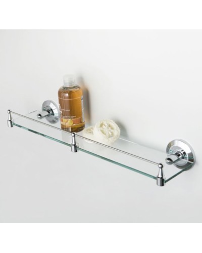 Стеклянная полка WasserKRAFT Rhein K-6244 Хром