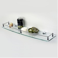 Стеклянная полка WasserKRAFT K-555 Хром