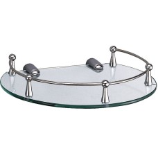 Стеклянная полка WasserKRAFT K-566 Хром