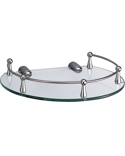 Стеклянная полка WasserKRAFT K-566 Хром