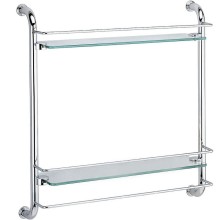 Стеклянная полка WasserKRAFT K-2022 Хром