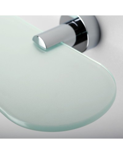 Стеклянная полка WasserKRAFT Donau K-9424 Хром