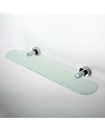 Стеклянная полка WasserKRAFT Donau K-9424 Хром