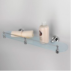 Стеклянная полка WasserKRAFT Donau K-9444 Хром