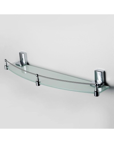 Стеклянная полка WasserKRAFT Leine K-5044 Хром
