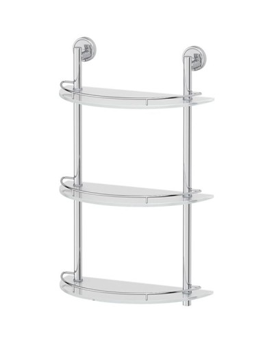 Стеклянная полка FBS Luxia 082 Хром