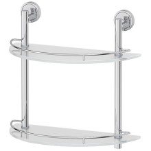 Стеклянная полка FBS Luxia 081 Хром