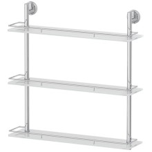 Стеклянная полка FBS Luxia 070 Хром