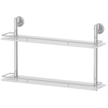 Стеклянная полка FBS Luxia 065 Хром