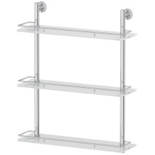 Стеклянная полка FBS Vizovice 069 Хром