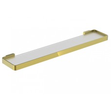 Стеклянная полка для ванной WONZON & WOGHAND, Брашированное золото (WW-8327A-BG)