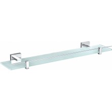 Стеклянная полка для ванной WONZON & WOGHAND, Хром (WW-8927)