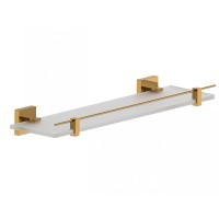 Стеклянная полка для ванной WONZON & WOGHAND, Темное золото (WW-8927-DG)