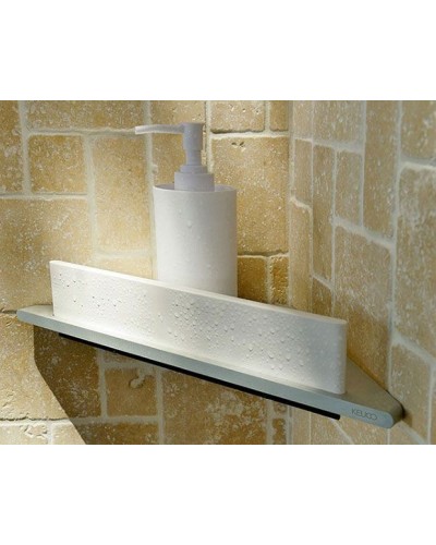 Угловая полка Keuco Edition 400 11557 170100 со скребком Хром