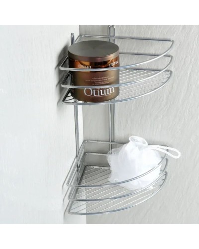 Полка корзина Fixsen FX-710-2 угловая Хром