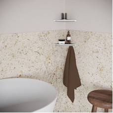 Металлическая полка Ravak Slim C X07P652 угловая Белая