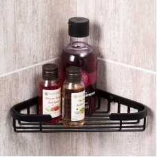 Полка корзина WasserKRAFT K-733B угловая Черная матовая