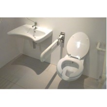 Поручень для раковины Creavit TB302 откидной Белый