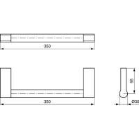 Поручень 350 мм Ideal Standard Connect A9159AA