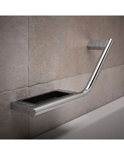 Поручень Keuco Plan 45 R 14909 011037 с мыльницей Хром