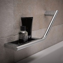 Поручень Keuco Plan 45 R 14909 011037 с мыльницей Хром