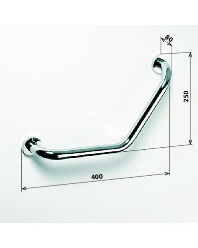 Поручень Bemeta Omega 102307022 Хром