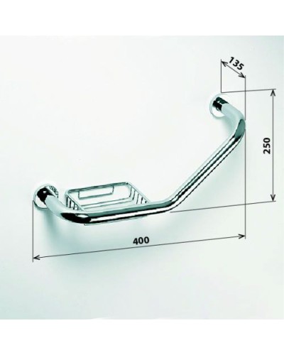 Поручень Bemeta Omega 102307032 Хром