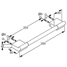 Поручень 35 см Kludi A-Xes 4898105