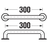 Поручень 30 см Jika Universum 3897110030001