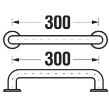 Поручень 30 см Jika Universum 3897110030001