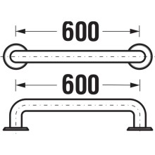 Поручень 60 см Jika Universum 3897210030001