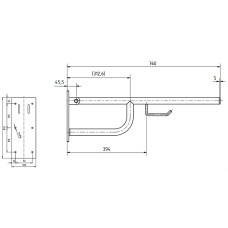 Поручень Bemeta Help 301102772 Нержавеющая сталь матовая