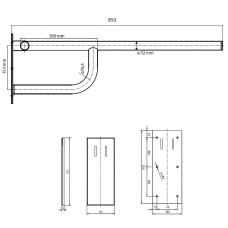Поручень Bemeta Help 301607161 Хром глянцевый