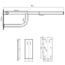 Поручень Bemeta Help 301607163 Белый