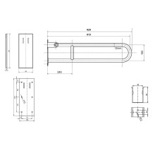 Поручень Bemeta Help 301607473 Белый