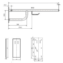 Поручень Bemeta Help 301607783 Белый