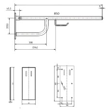 Поручень Bemeta Help 301607783 Белый