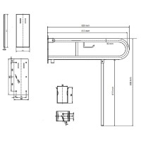 Поручень Bemeta Help 301407281N Хром
