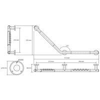 Поручень 71,5 см Bemeta Omega 104507711