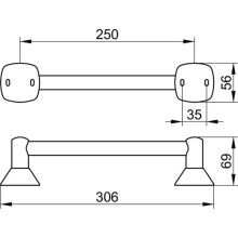 Поручень 30,6 см KEUCO City.2 02707010000