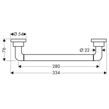Поручень 33,4 см Axor Citterio 41730000