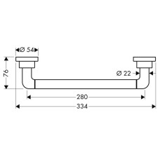 Поручень 33,4 см Axor Citterio 41730000