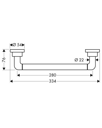 Поручень 33,4 см Axor Citterio 41730000