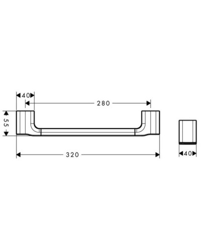 Поручень 32 см Axor Urquiola 42430000