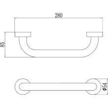 Поручень 28 см Savol S-010025