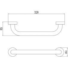 Поручень 32,8 см Savol S-010030