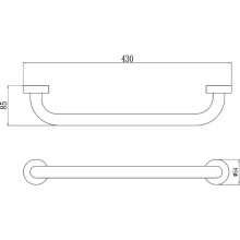 Поручень 43 см Savol S-010040