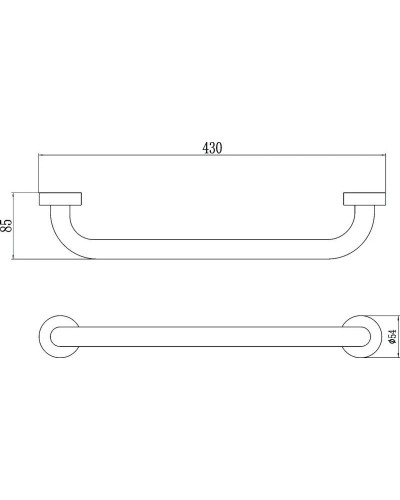 Поручень 43 см Savol S-010040