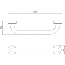 Поручень 32,8 см Savol S-10030C